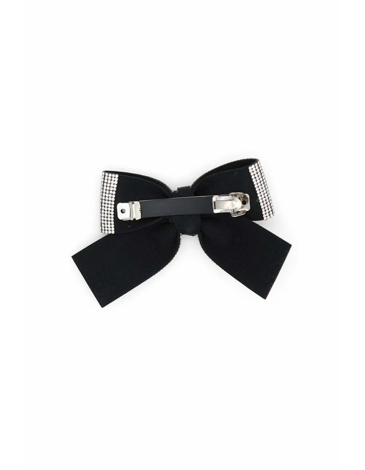 Archer Kids Hair Bow in Silver image 4
