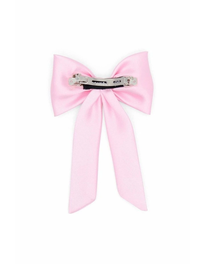 Valora Kids Hair Bow in Pale Pink image 4