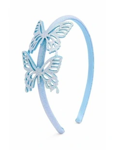 Chrissy Kids Sparkle Headband in Blue