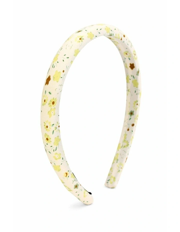 Holly Kids Spring Florals Headband in Peach Orange image 1