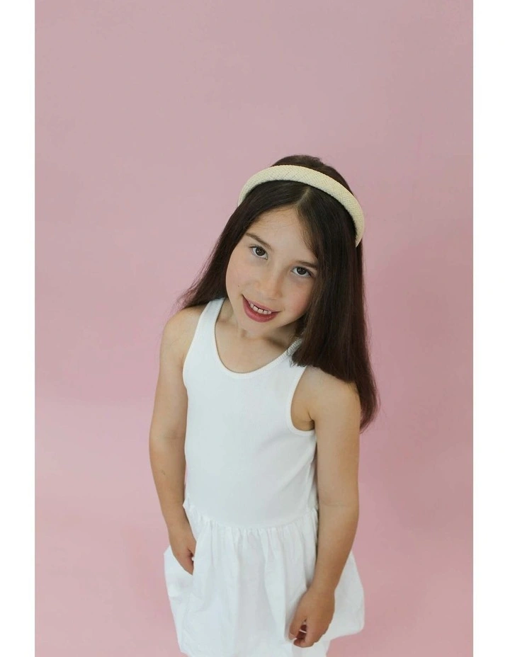 Dani Kids Headband in Natural image 2