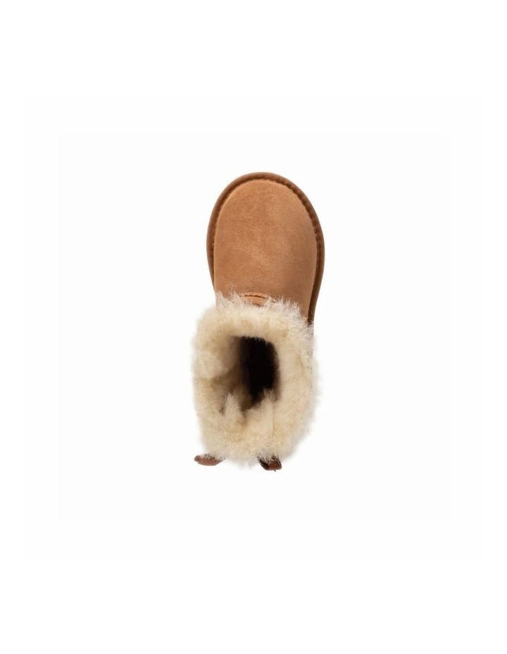 OZWEAR UGG Kids Double-Face Sheepskin Ribbon Boots, Water-Resistant image 6