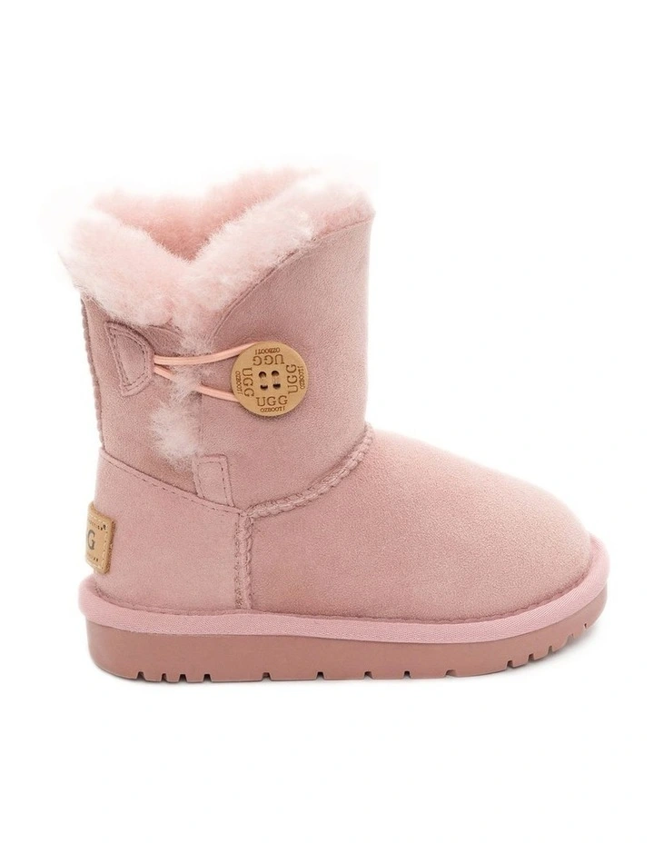 OZWear UGG Kids Water-Resistant Double-Faced Sheepskin Button Boots image 5