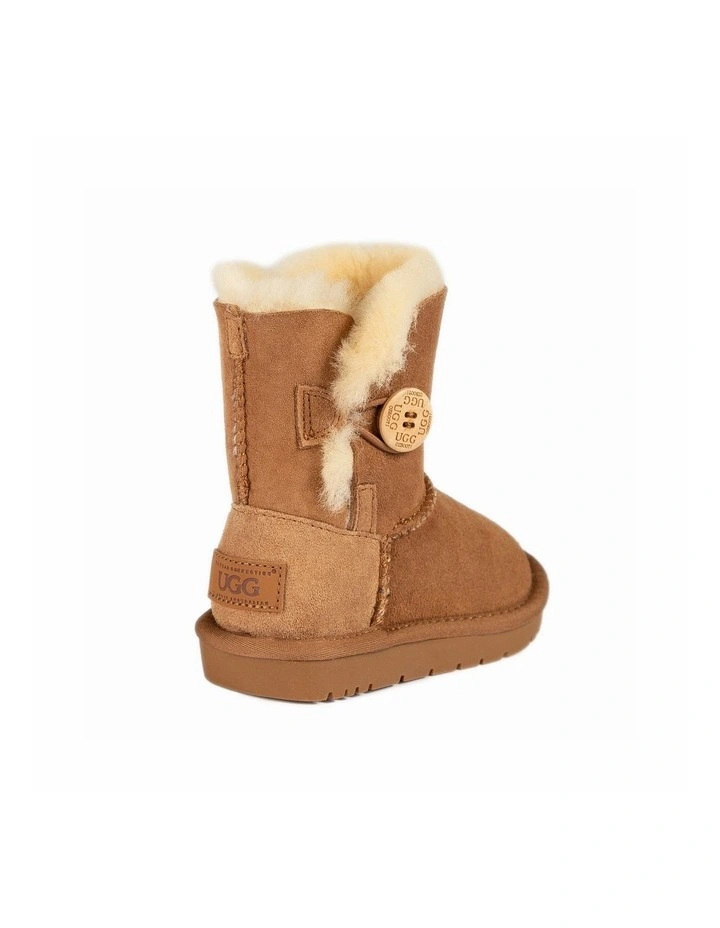 OZWear UGG Kids Water-Resistant Double-Faced Sheepskin Button Boots image 2