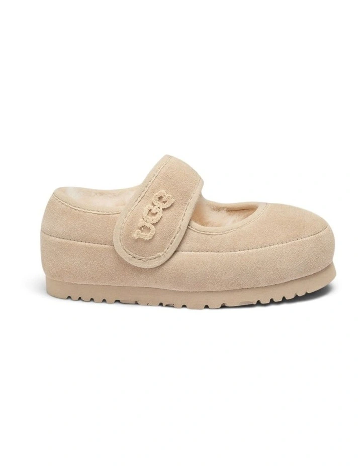 UGG Logo Kids Mary Jane in Beige image 3