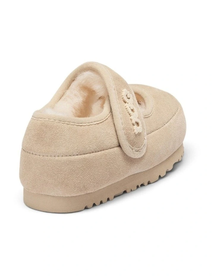 UGG Logo Kids Mary Jane in Beige image 4