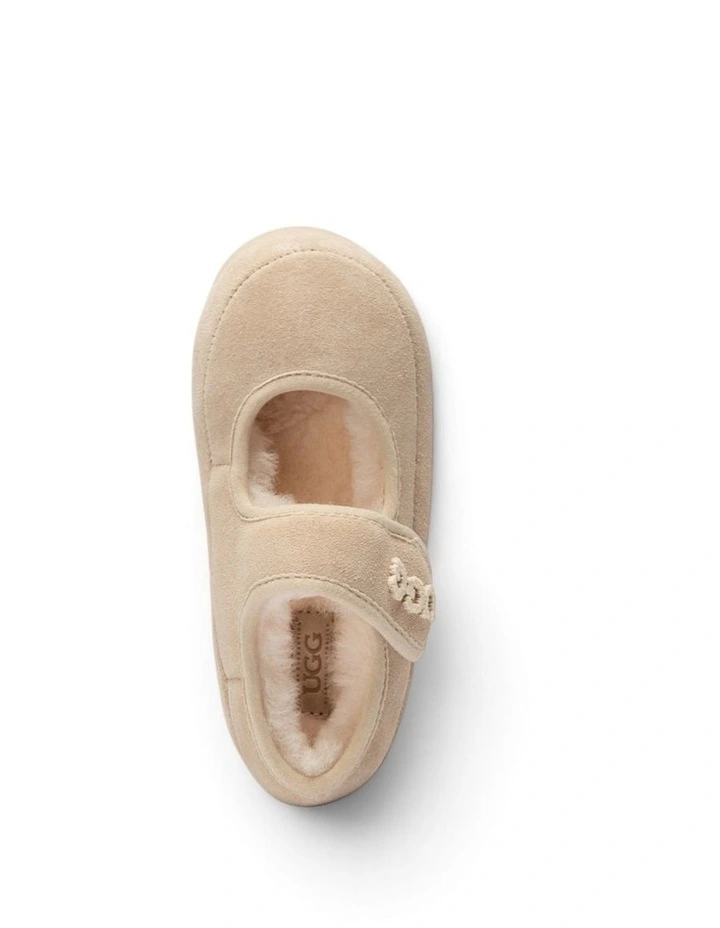 UGG Logo Kids Mary Jane in Beige image 6