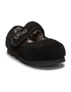 UGG Logo Kids Mary Jane in Black