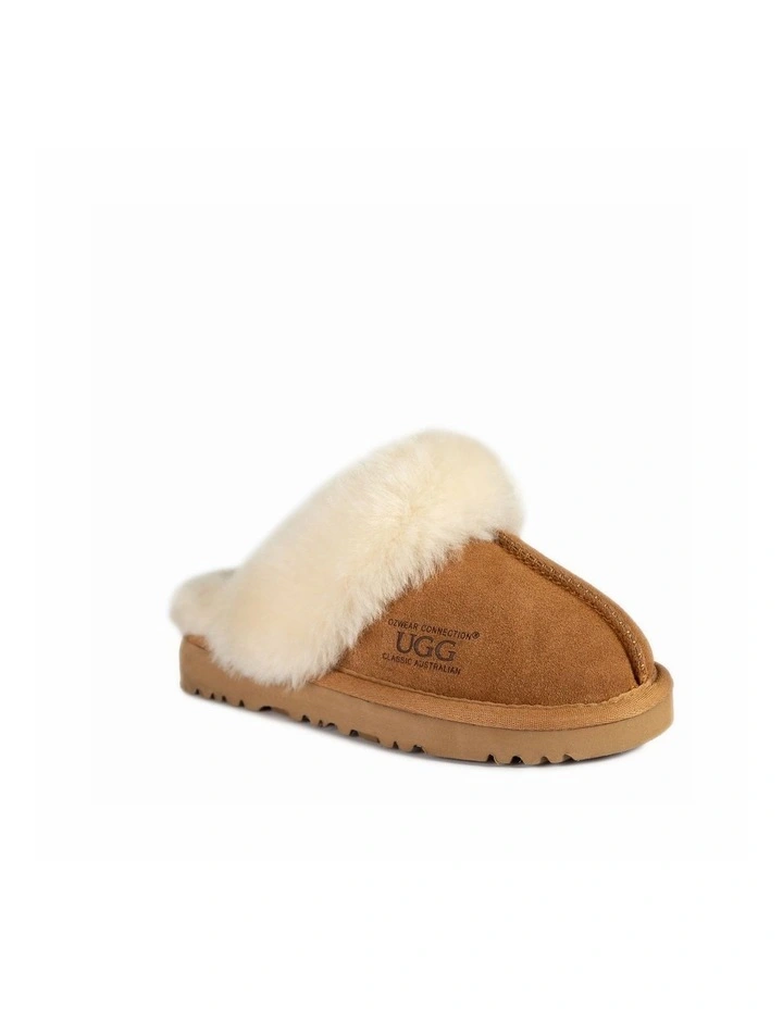 Kids Scuffette Slipper - Chestnut image 2