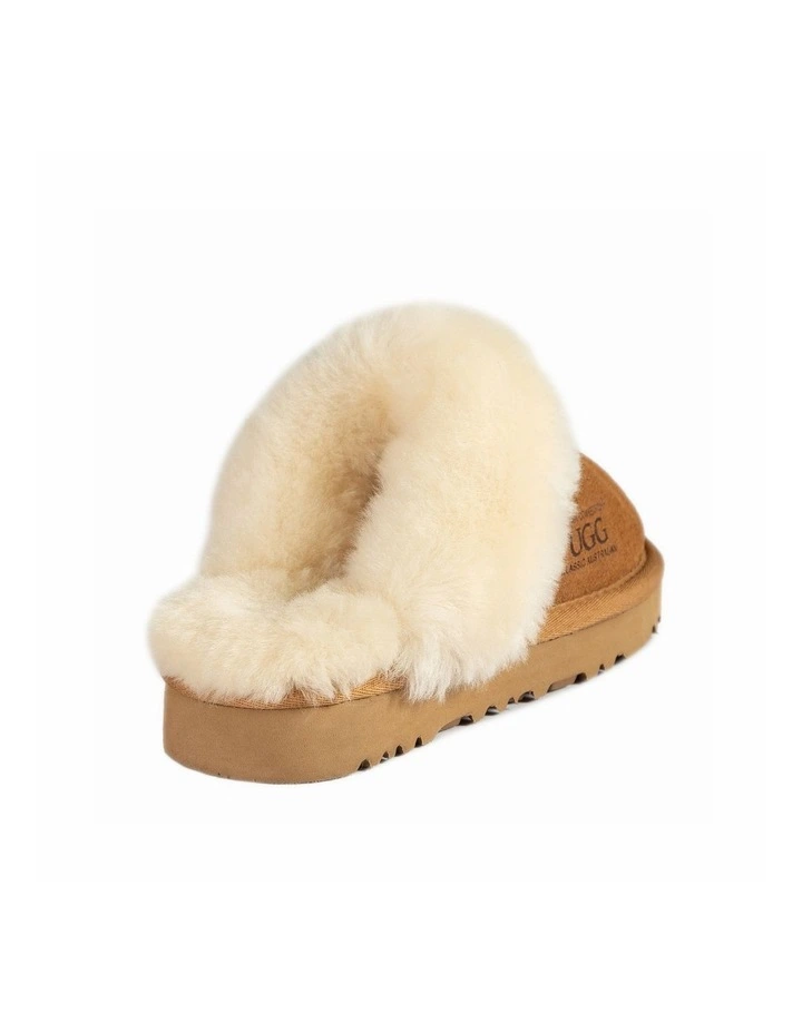 Kids Scuffette Slipper - Chestnut image 4