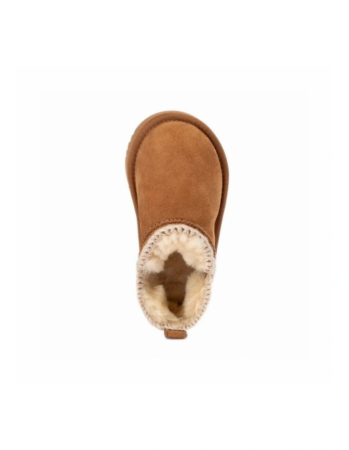 OZWEAR UGG Kids Eskimo Mini Boots - Chestnut, Water-Resistant image 6