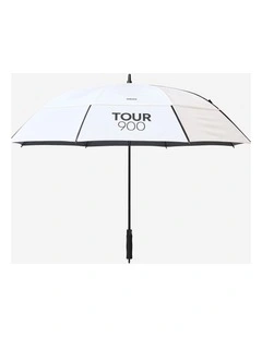 Decathlon | Golf umbrella Large 170 cm anti-UV, Tour 900 white and black