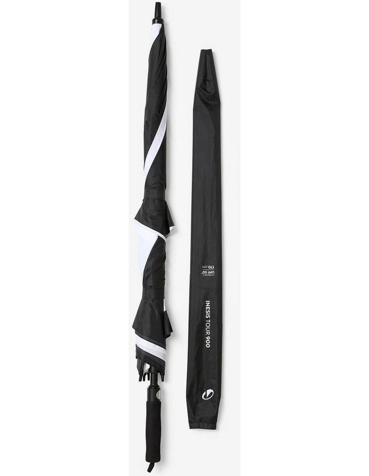 Decathlon | Golf umbrella Large 170 cm anti-UV, Tour 900 white and black image 4