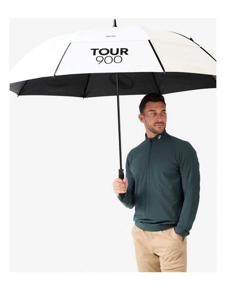 Decathlon | Golf umbrella Large 170 cm anti-UV, Tour 900 white and black image 7