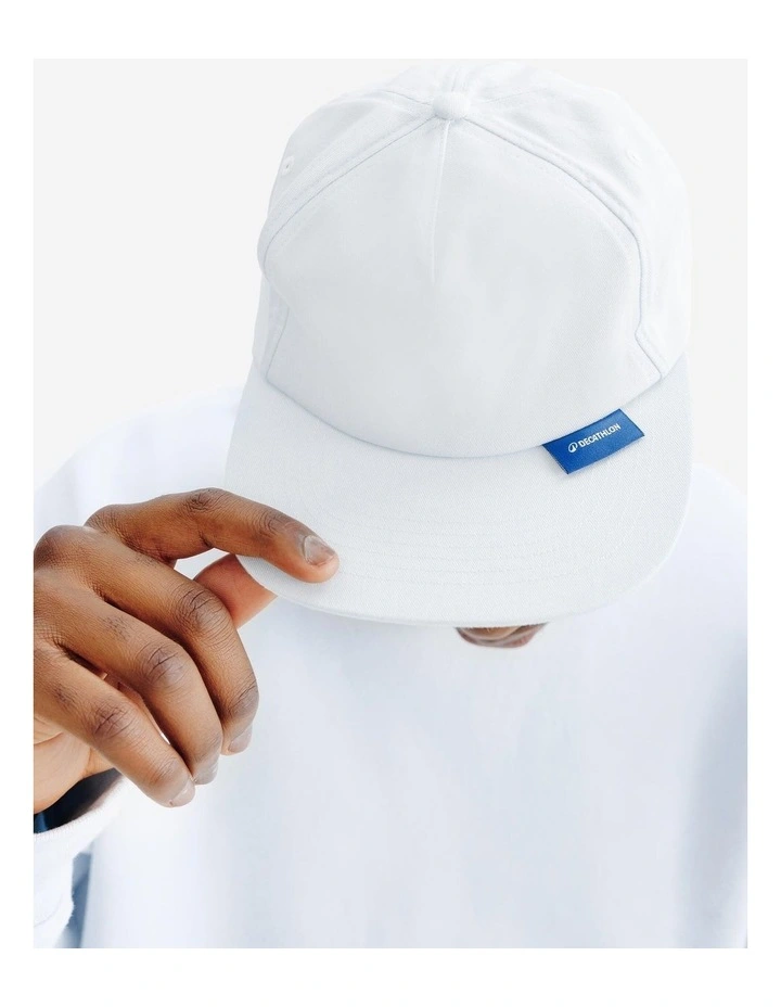 Decathlon | 6-Panel cap with flat visor, blue image 3