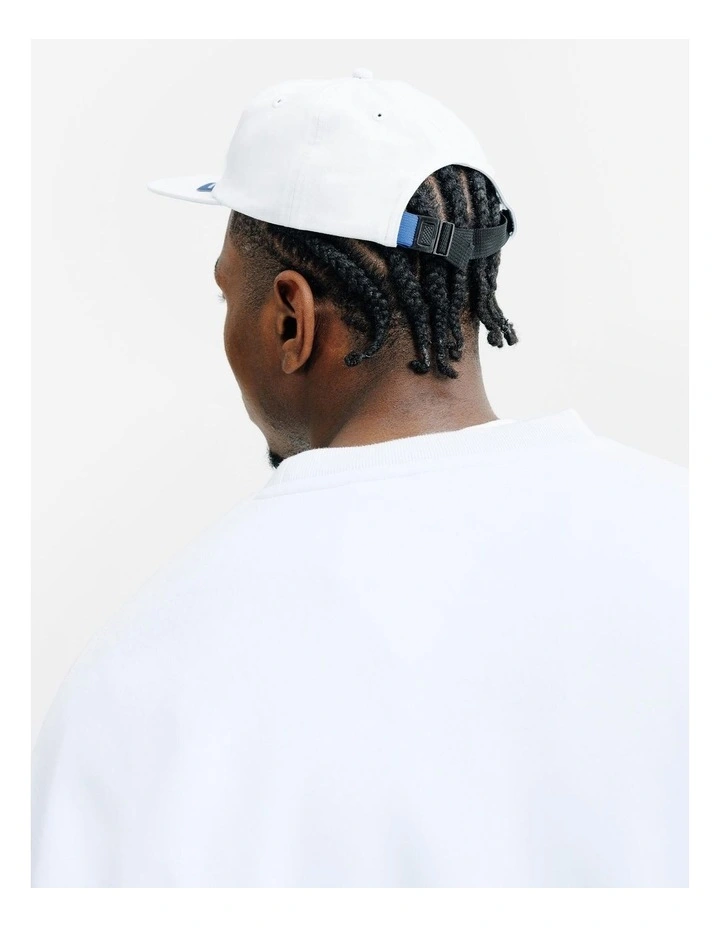 Decathlon | 6-Panel cap with flat visor, blue image 4
