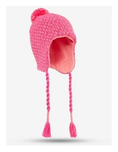 Decathlon | Wedze Kids Peruvian Ski Hat Timeless Pink