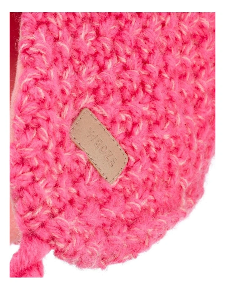 Decathlon | Wedze Kids Peruvian Ski Hat Timeless Pink image 6
