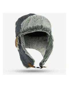 Decathlon | ADULT SKI USHANKA - CRUISING FUR - GREY