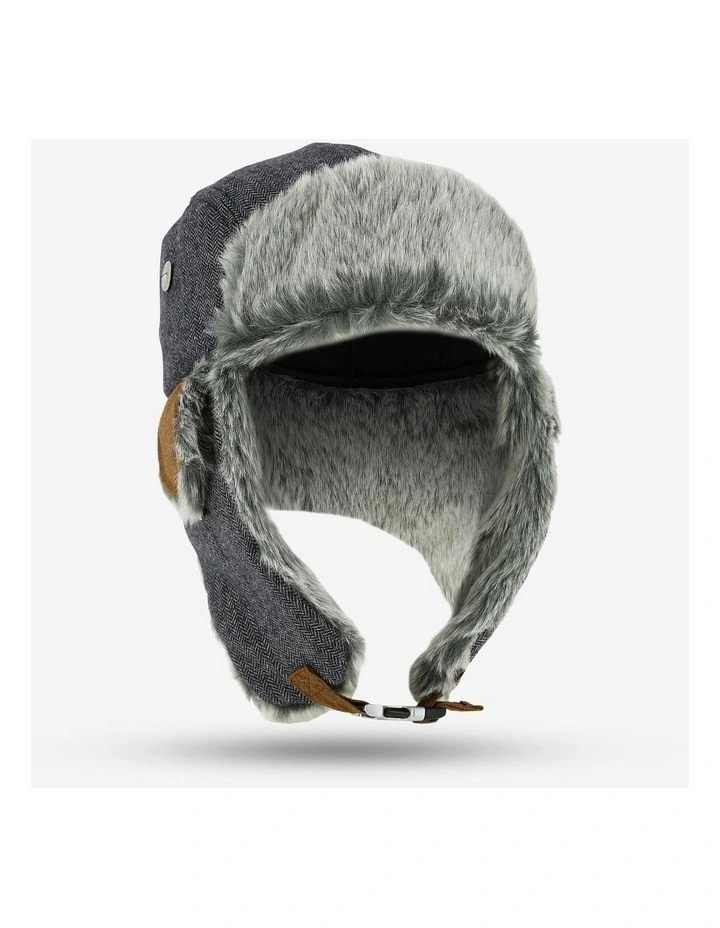 Decathlon | ADULT SKI USHANKA - CRUISING FUR - GREY image 1