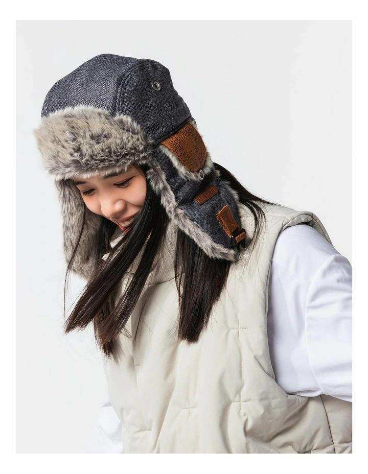 Decathlon | ADULT SKI USHANKA - CRUISING FUR - GREY image 2
