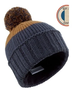 Decathlon | Kids Ski Hat Made in France Grand Nord - Chestnut Blue