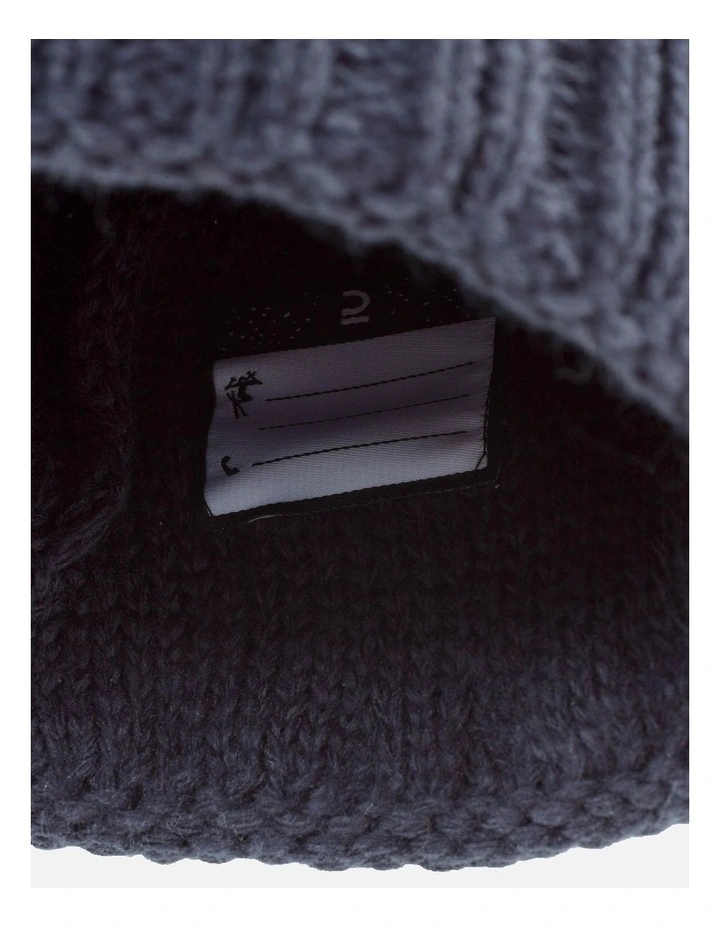 Decathlon | Kids Ski Hat Made in France Grand Nord - Chestnut Blue image 7
