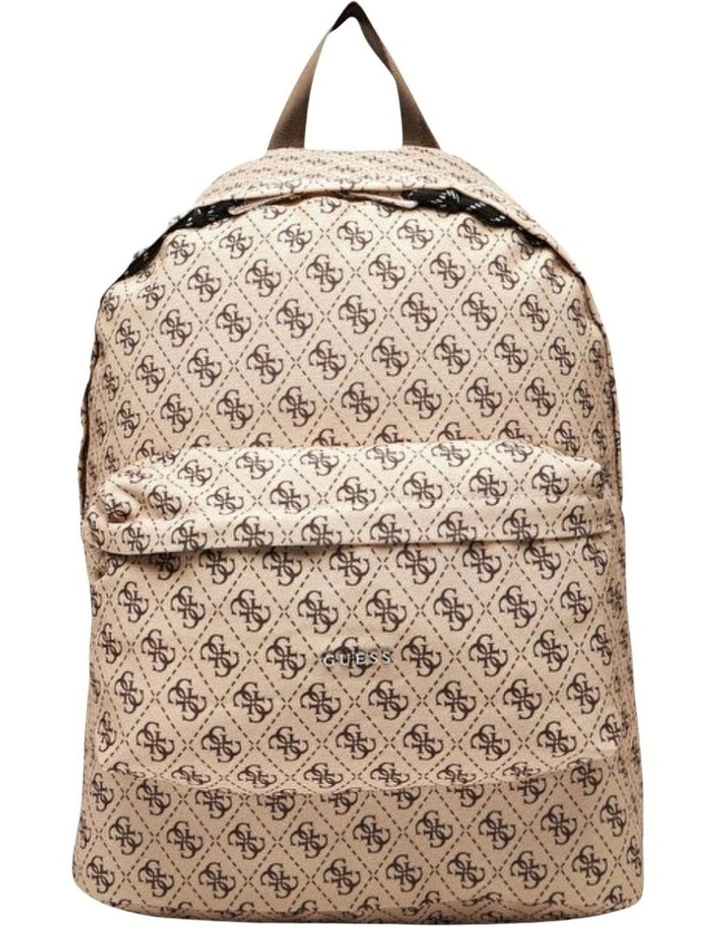 4G Logo Backpack in Beige Blanco image 1