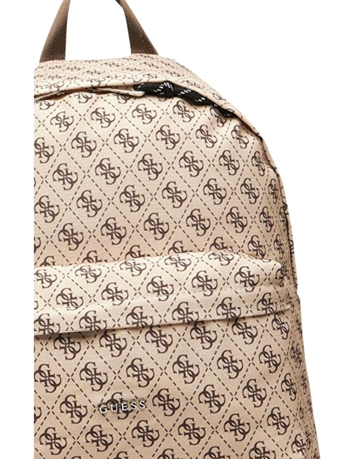 4G Logo Backpack in Beige Blanco image 3