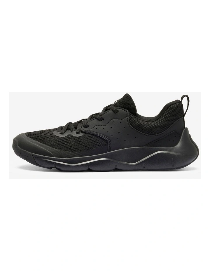 Kids' Unisex Multisports Lightweight Lace-Up Shoes Playful Fast - Black image 1