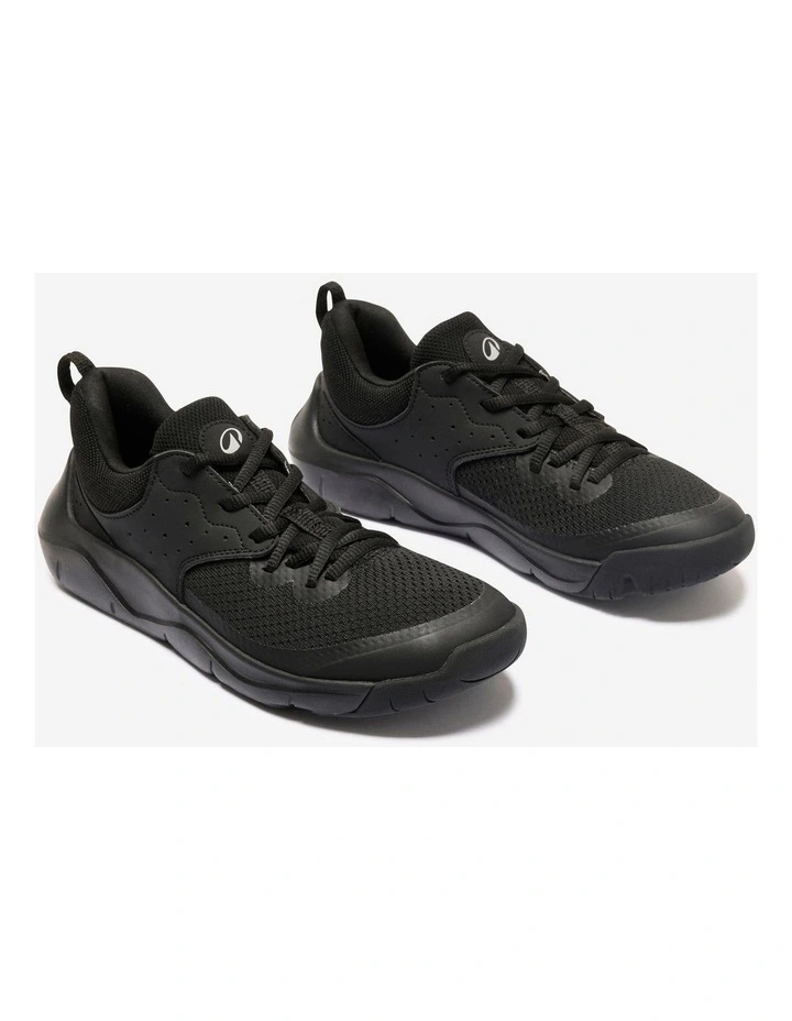 Kids' Unisex Multisports Lightweight Lace-Up Shoes Playful Fast - Black image 2