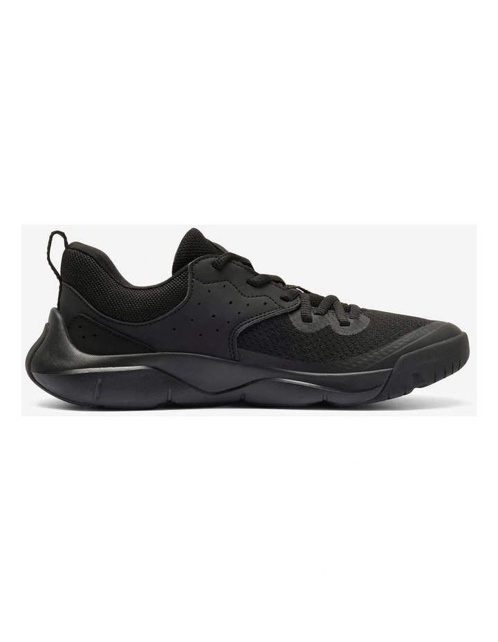 Kids' Unisex Multisports Lightweight Lace-Up Shoes Playful Fast - Black image 5