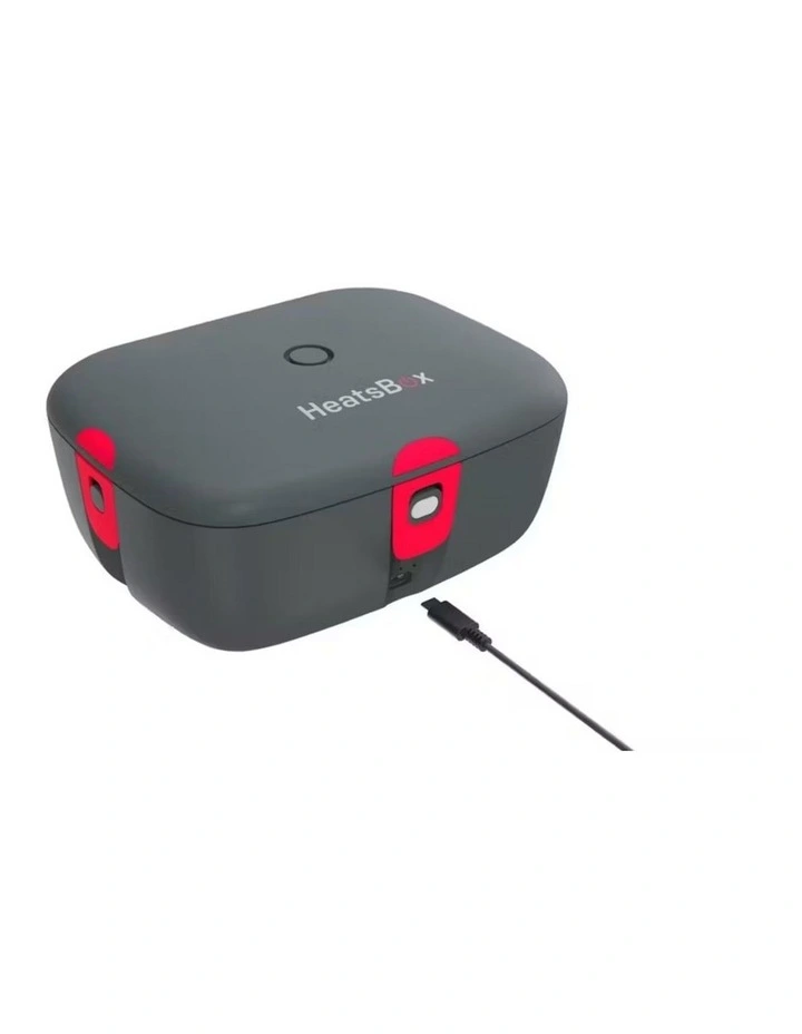 HeatsBox GO Battery Portable Smart Heated Lunchbox - Grey image 3