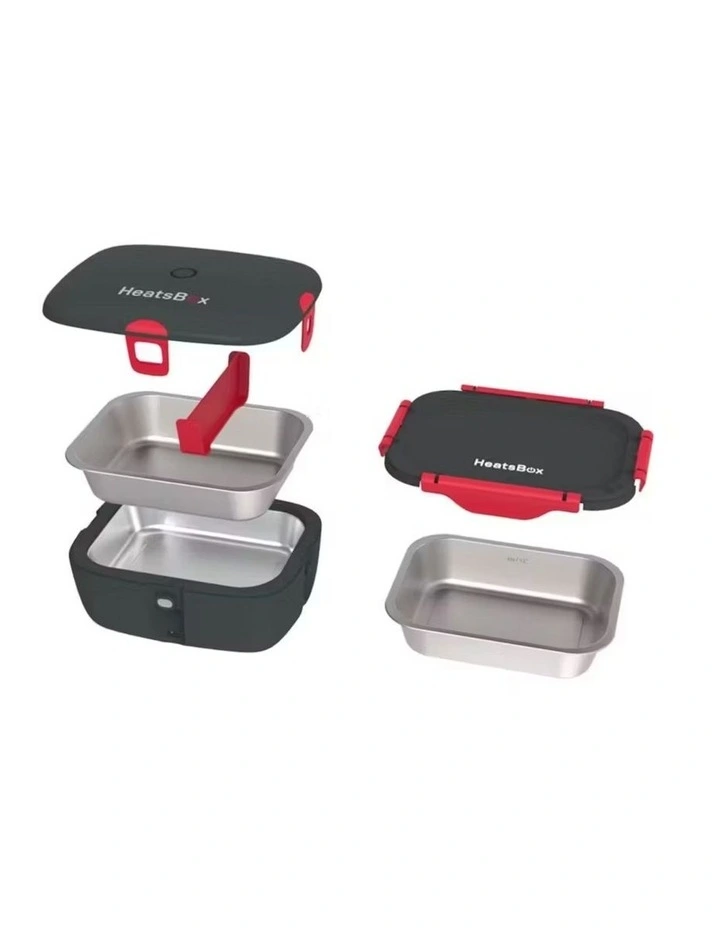 HeatsBox GO Battery Portable Smart Heated Lunchbox - Grey image 6