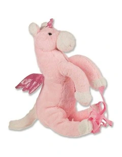 34x45cm Unicorn Plush Backpack Kids/Toddler School/Travel Bag 3y  in Pink