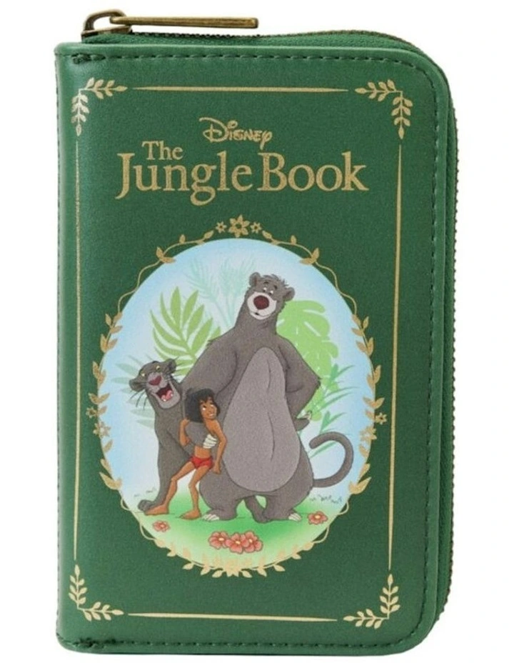 Jungle Book Book Cover Zip Around Wallet Coin Purse w/ Card Holder 15.24cm image 1