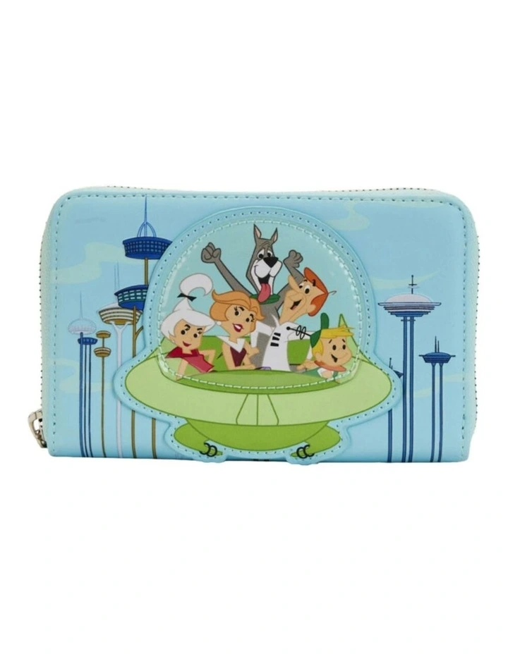 The Jetsons Faux Leather Spaceship Zipped Around Wallet/Purse image 1