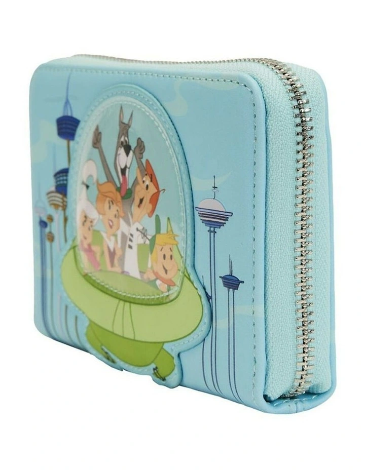 The Jetsons Faux Leather Spaceship Zipped Around Wallet/Purse image 2