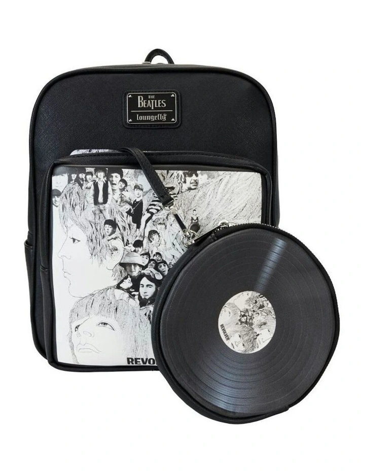 The Beatles Revolver Album w/ Record Pouch Mini Backpack 25x31cm image 2