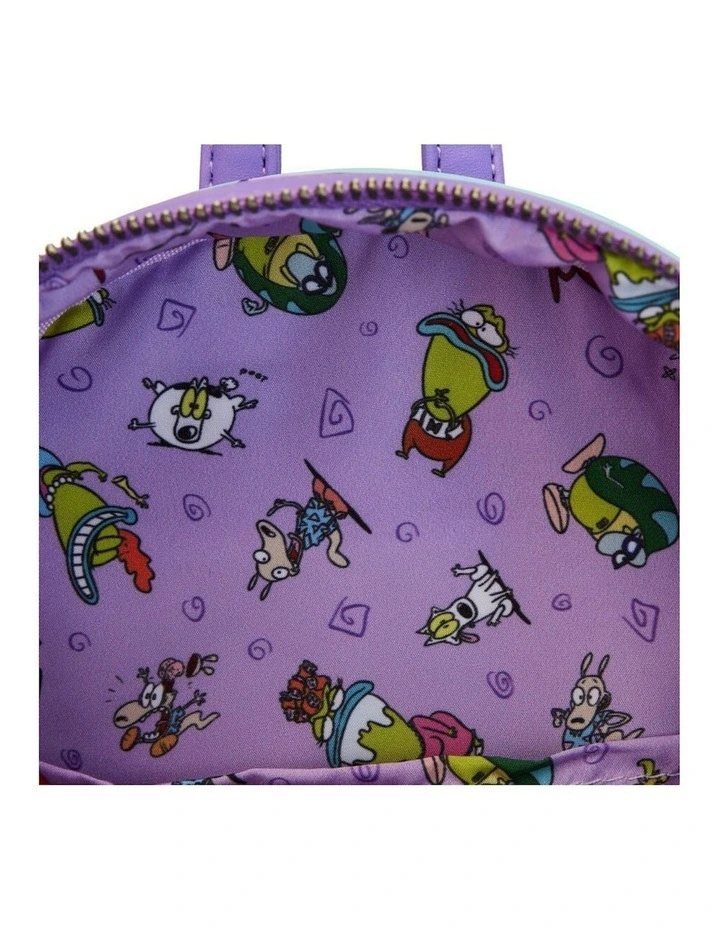 Rocko's Modern Life Lenticular TV Womens Mini Backpack Bag 9x10.5in image 7