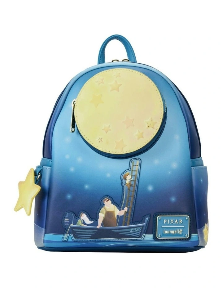 La Luna Moon Glow In The Dark LED Mini Backpack 23x27cm Blue 12y  image 1