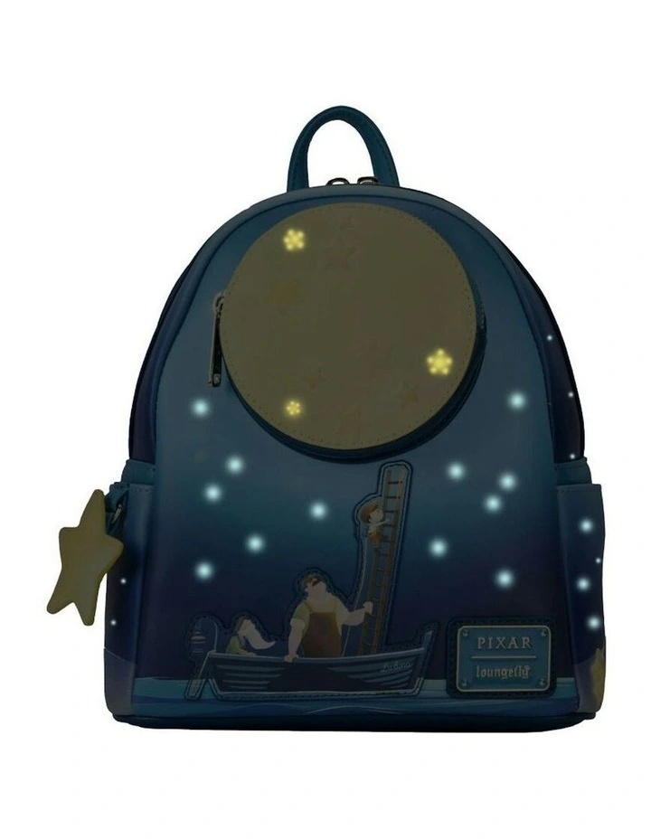 La Luna Moon Glow In The Dark LED Mini Backpack 23x27cm Blue 12y  image 2