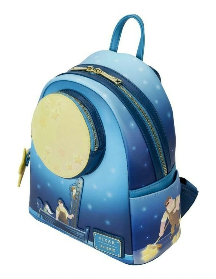 La Luna Moon Glow In The Dark LED Mini Backpack 23x27cm Blue 12y  image 4