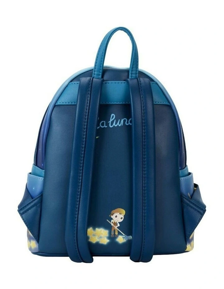 La Luna Moon Glow In The Dark LED Mini Backpack 23x27cm Blue 12y  image 6