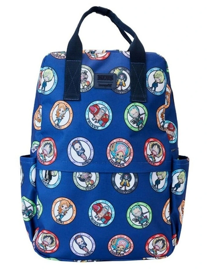 One Piece Character AOP Kids Full Size Backpack 11.5x17.5in image 1