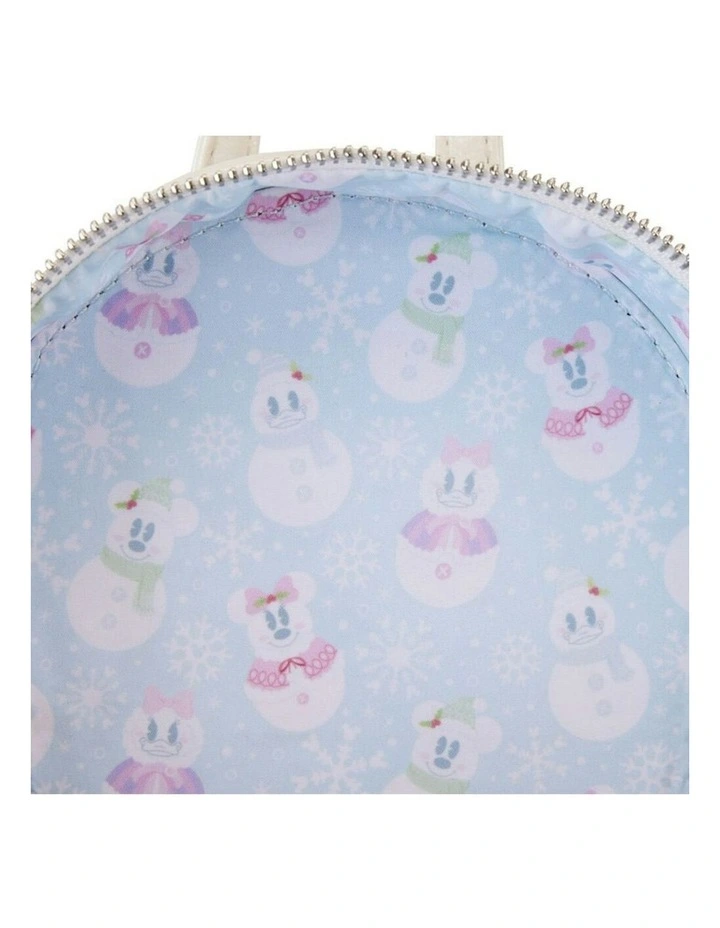 Disney Minnie Mouse Pastel Snowman Mini Backpack Kids/Children Bag image 5