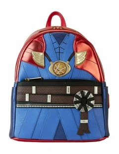 Marvel Metallic Doctor Strange Cosplay Mini Backpack Bag 10.5in