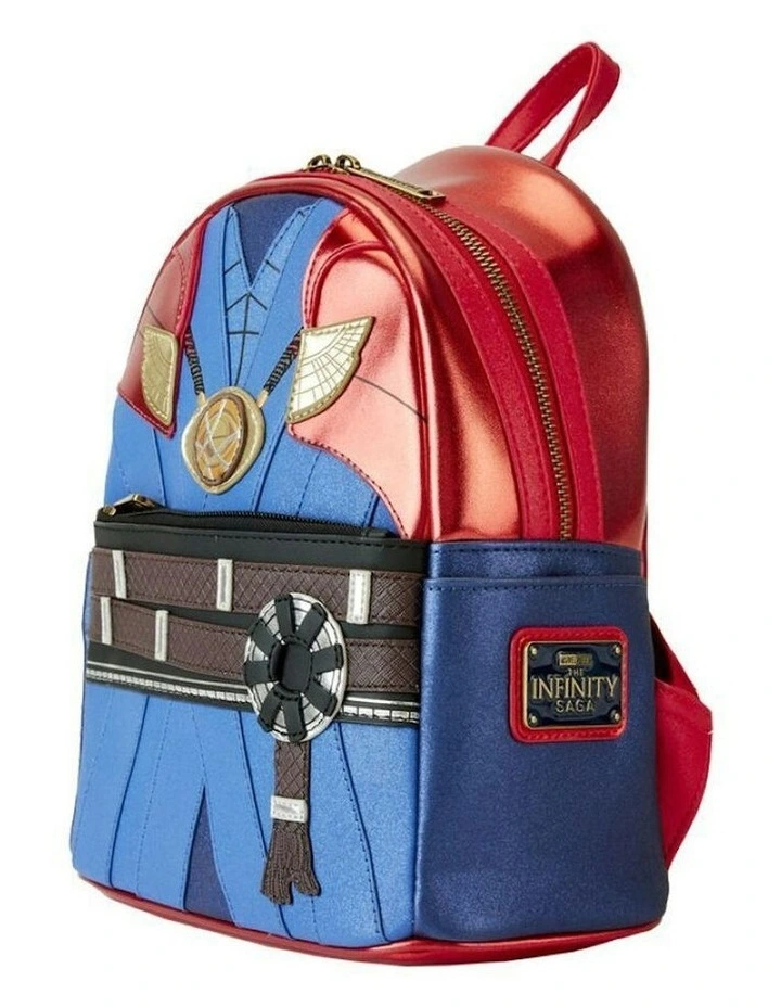 Marvel Metallic Doctor Strange Cosplay Mini Backpack Bag 10.5in image 3