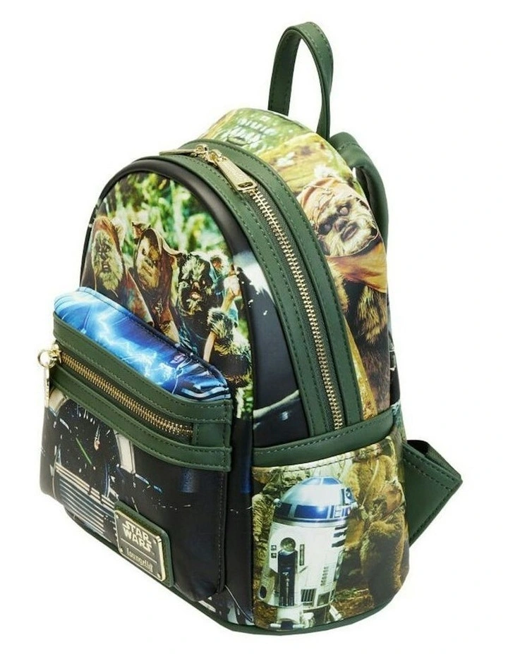 Star Wars Return of the Jedi Scenes Unisex Mini Backpack Bag 10in image 3