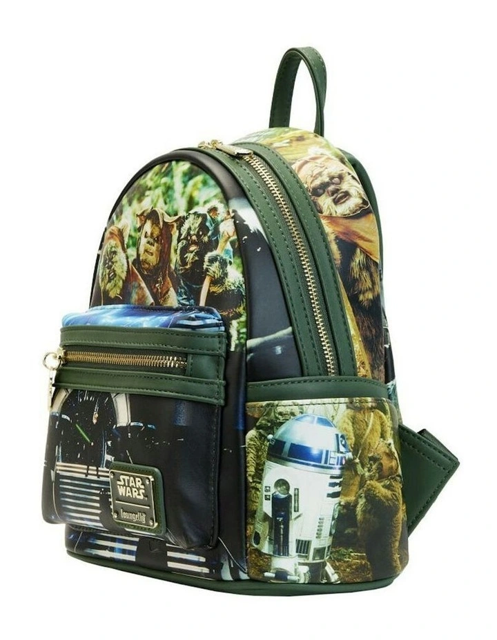 Star Wars Return of the Jedi Scenes Unisex Mini Backpack Bag 10in image 4